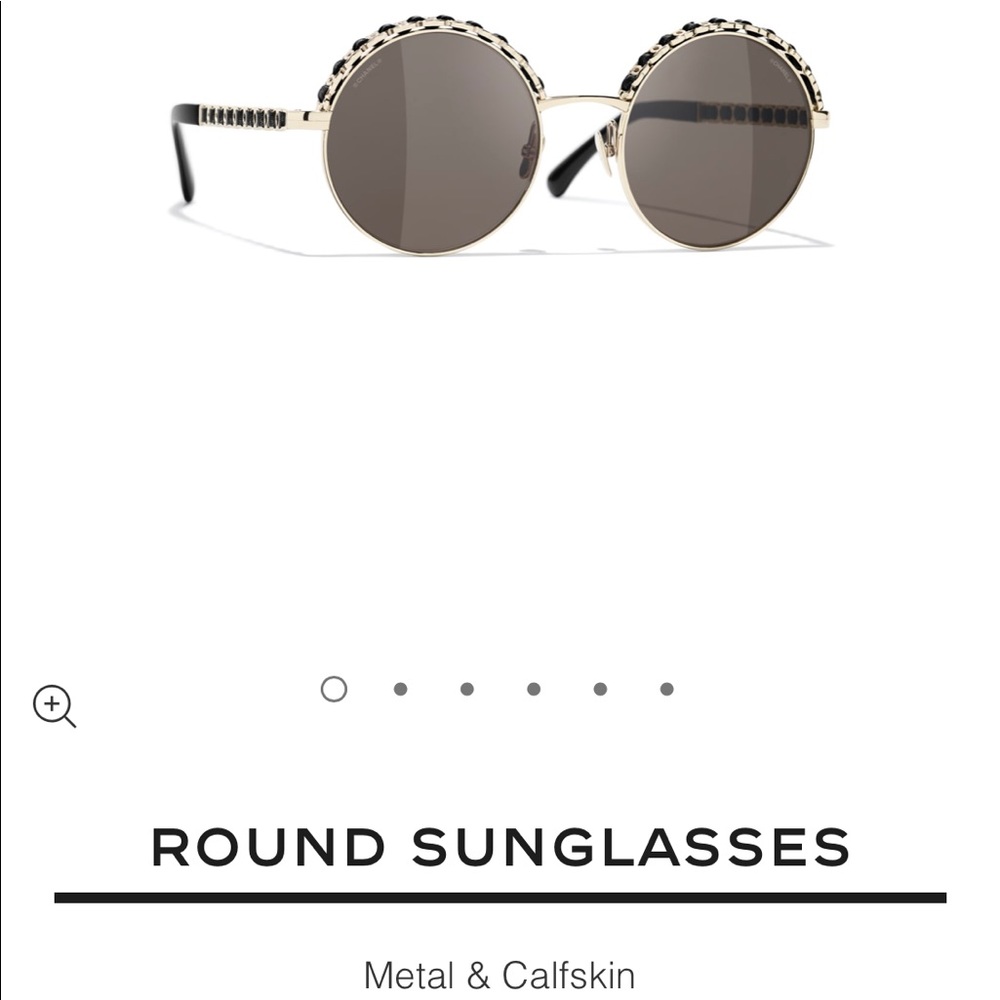 Round Chanel Sunglasses.
